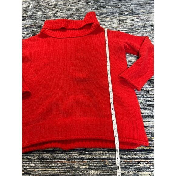 Moon & Madison Womens Sweater Cozy Collection Chenille Red Stretch size M - Picture 5 of 9